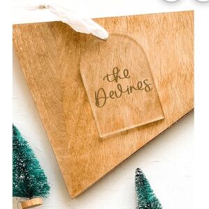 ✨ Clear Acrylic Arch Ornaments (Set of 16) ✨